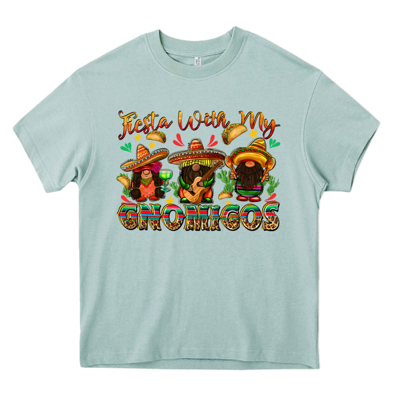 Fiesta With My Gnomigos Heavy Core Tee by texasbilliewilder | Teevron