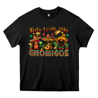 Black fiesta with my gnomigos Heavy Core Tee - texasbilliewilder