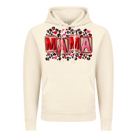 Vintage Artic Pink leopard mama Vintage Hoodie - FaDigitalArtStudio