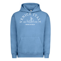 Pigment Pebble Blue venice italy Urban Hoodie - maiPhamDesign