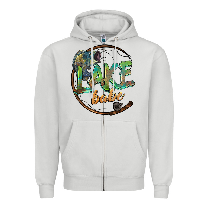 Lake Babe Zipper Hoodie by BarkalooDesign | Teevron
