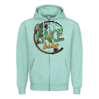 Seafoam lake babe Zipper Hoodie - BarkalooDesign