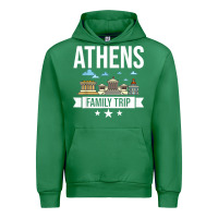 Emerald Athens Greece City Trip Skyline Map Travel Urban Hoodie - maiPhamDesign