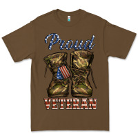 Cacao proud veteran camo shoes Premium Tee - Jasminsmagicworld