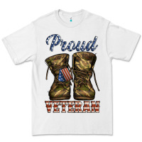 White proud veteran camo shoes Premium Tee - Jasminsmagicworld