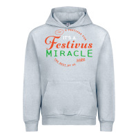 Heather Grey Seinfeld It's A Festivus Miracle Urban Hoodie - maiPhamDesign