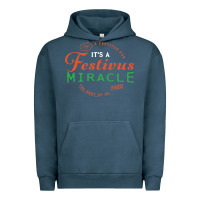 Pigment Midnight Navy Seinfeld It's A Festivus Miracle Urban Hoodie - maiPhamDesign
