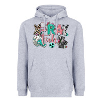 Heather Grey x ray tech Heavyweight Hoodie - AdoDesignShop