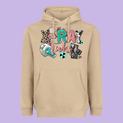 X Ray Tech Heavyweight Hoodie Designed By Adodesignshop