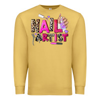 Antique Gold nail artist Premium Sweatshirt - AdoDesignShop