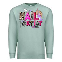 Seafoam nail artist Premium Sweatshirt - AdoDesignShop