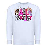 White nail artist Premium Sweatshirt - AdoDesignShop