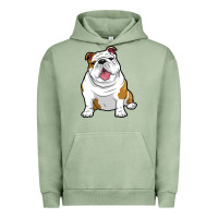 Pigment Oil Green ENGLISH BULLDOGS Awesome Funny Bulldog Pups Dogs Urban Hoodie - maiPhamDesign