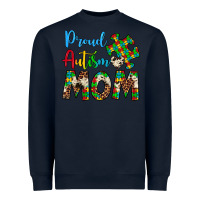 Navy proud autism mom Heavyweight Sweatshirt - Artiststas