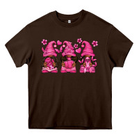 Chocolate Brown breast cancer afro gnomies Heavy Core Tee - texasbilliewilder