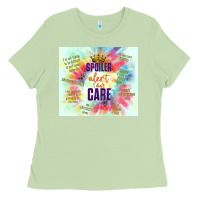 Matcha spoiler alert i don't care Ladies Tee - TumblerDesignByShophia