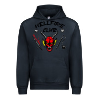 Navy hellfire club   strangerthings Urban Hoodie - maiPhamDesign