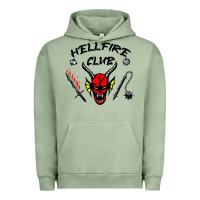 Pigment Oil Green hellfire club   strangerthings Urban Hoodie - maiPhamDesign