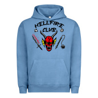 Pigment Pebble Blue hellfire club   strangerthings Urban Hoodie - maiPhamDesign