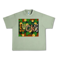 Oil Green st patricks day lucky clover and coins Urban Heavy Tee - CowGirlArtShop