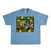 Pebble Blue st patricks day lucky clover and coins Urban Heavy Tee - CowGirlArtShop