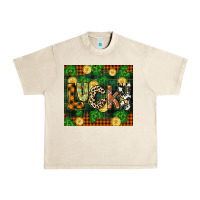 Sandshell st patricks day lucky clover and coins Urban Heavy Tee - CowGirlArtShop