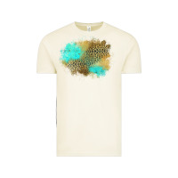 Vintage Arctic turquoise leopard patch Vintage Tee - Jasminsmagicworld