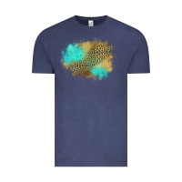 Vintage Denim turquoise leopard patch Vintage Tee - Jasminsmagicworld