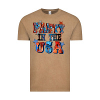 Vintage Coffee Party in the usa 4th of july Vintage Tee - CowGirlArtShop