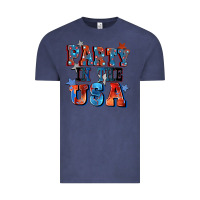 Vintage Denim Party in the usa 4th of july Vintage Tee - CowGirlArtShop