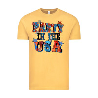 Vintage Mustard Party in the usa 4th of july Vintage Tee - CowGirlArtShop