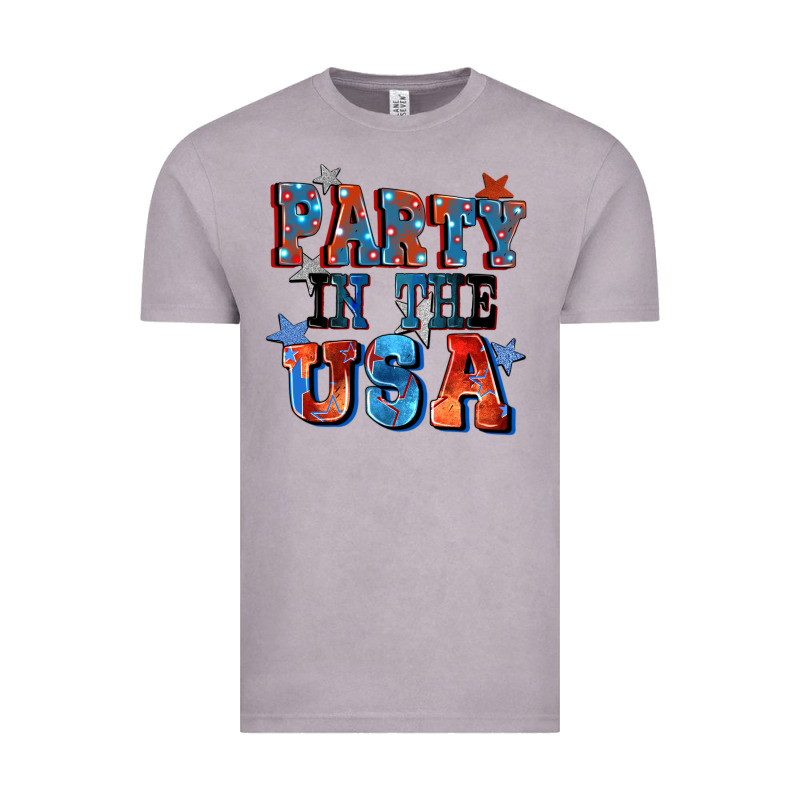 Party In The Usa 4th Of July Vintage Tee by CowGirlArtShop | Teevron