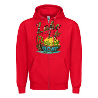 Red lake life floats my boat Zipper Hoodie - BarkalooDesign