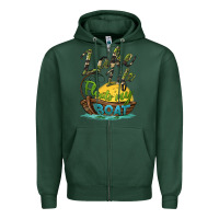Sports Green lake life floats my boat Zipper Hoodie - BarkalooDesign