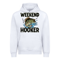 White weekend hooker Urban Hoodie - JahusDesignShop
