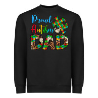 Black proud autism dad Heavyweight Sweatshirt - Artiststas