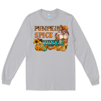 Moon Dust Pumpkin Spice Junkie Long Sleeve Tee - FaDigitalArtStudio