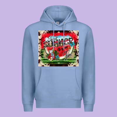 Summer Vibes Premium Hoodie Designed By Cowhidedigitalart