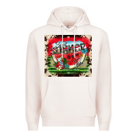 Pale Pink summer vibes Premium Hoodie - CowhideDigitalArt