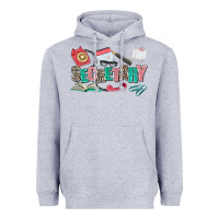 Heather Grey secretary Heavyweight Hoodie - AdoDesignShop