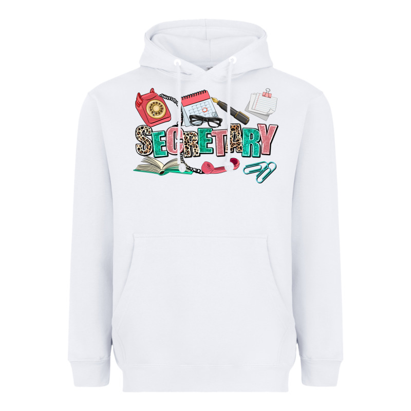 Secretary Heavyweight Hoodie by AdoDesignShop | Teevron