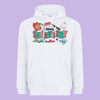 Secretary Heavyweight Hoodie Designed By Adodesignshop