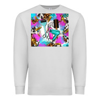 Dove Grey hair stylist Premium Sweatshirt - AdoDesignShop