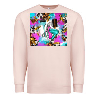 Pale Pink hair stylist Premium Sweatshirt - AdoDesignShop