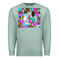 Seafoam hair stylist Premium Sweatshirt - AdoDesignShop