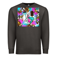 Smoke hair stylist Premium Sweatshirt - AdoDesignShop