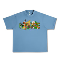Pebble Blue St. Patrick's Day Nurse Urban Heavy Tee - CowGirlArtShop