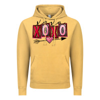 Vintage Mustard Xoxo love Valentine's Day Vintage Hoodie - FaDigitalArtStudio