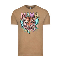 Vintage Coffee Mama tiger lightning bolt Vintage Tee - HowdyJamesFarm