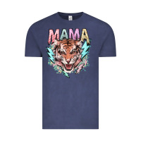 Vintage Denim Mama tiger lightning bolt Vintage Tee - HowdyJamesFarm